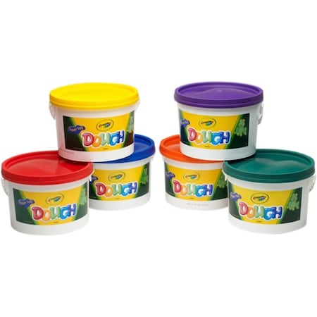 Crayola Super Soft Modeling Dough, Assorted Colors, PK6 BIN570016