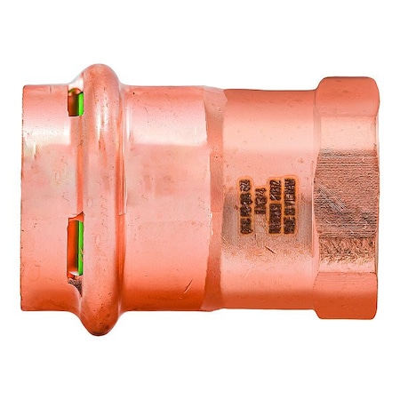 Quickfitting Surepress Strt, Copper, Press-fit1in, FNPT3/4in SPWF32R