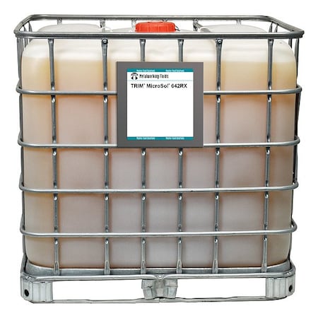 Trim Cutting Fluid, MicroSol 642RX, Soluble Oil, 270 gal, Tote, Light Yellow to Amber MS642RX-270G