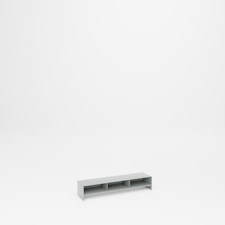 Pucel Workbench Pigeon Hole Unit, 36 in W x 7 in H x 9 in D, Light Blue P-36