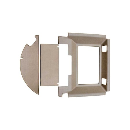 K&M Mfg Complete Headliner Kit for John Deere 50 2WD/2840 Series Tractors Brindle Brown Vinyl 4510