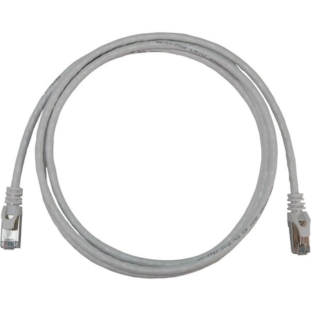 Eaton Tripp Lite Series Cat6a 10G Snagless Shielded Slim STP Ethernet Cable RJ45 M/M, PoE, White, 6 N262-S06-WH