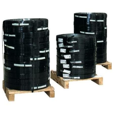 Partners Brand Regular-Duty Steel Strapping, 3/4" x .023 Gauge x 1,710', Black, 100Lbs./Coil SS34023