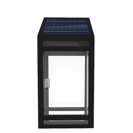 Techko Solar Wall Lantern Model Clear Panel STL-205-1