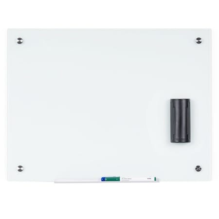 Mastervision Magnetic Glass Dry-Erase Board, 48" X 96" GL250107