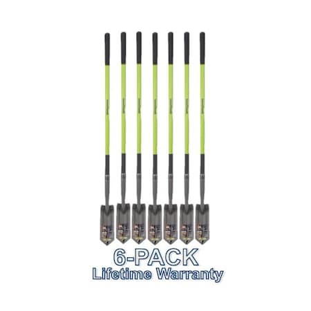 Green Thumb Trenching Shovel, Steel Blade, Green Fiberglass Handle GT-ST001-6