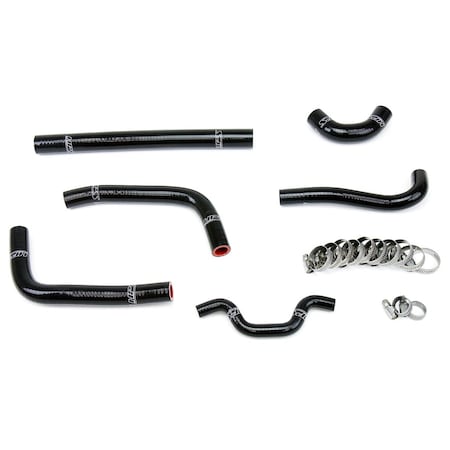 Hps Performance High Temp Reinforced Silicone Radiator Coolant Hose Kit, Black, 57-1241-BLK