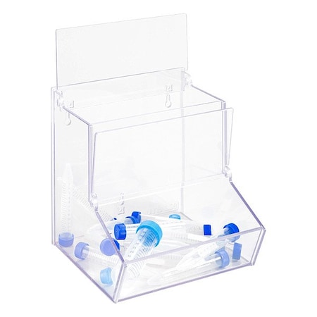 Poltex Lab Bulk Bin, Clear, 8 3/4 in L BLKBNLD8-T