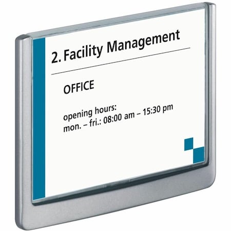 Durable Office Products Click Sign, 5-7/8"Wx4-1/8"H, Panel Pin 497737