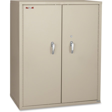 Fire King FireKing Fireproof Storage Cabinet, 36"Wx19-1/4"Dx44"H, Parchment, Assembled CF4436-DPA