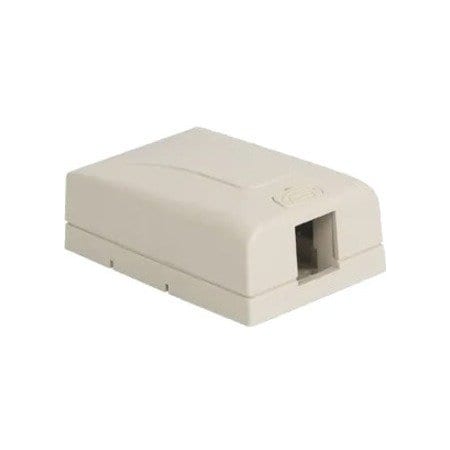 Icc 1 Port Surface Mount Box - White IC108SB1WH