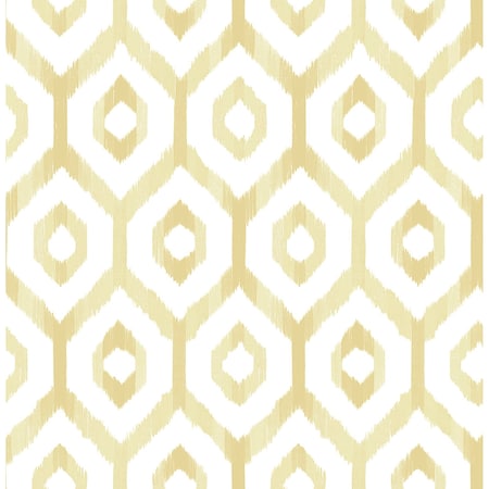 A-Street Prints Lucia Yellow Diamond Wallpaper 2744-24141