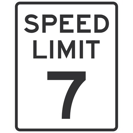 Lyle Speed Limit 7, 24x30, Engineer Grade, White G-14022-EG_24x30