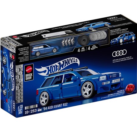 Hot Wheels 94 Audi Speed Series Building Set JGR28