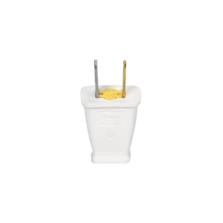 Eaton Wiring Devices Straight Blade Plug, 1-15P, 15 A, 125V AC, 2 Pole, Non-Grounded SA540W