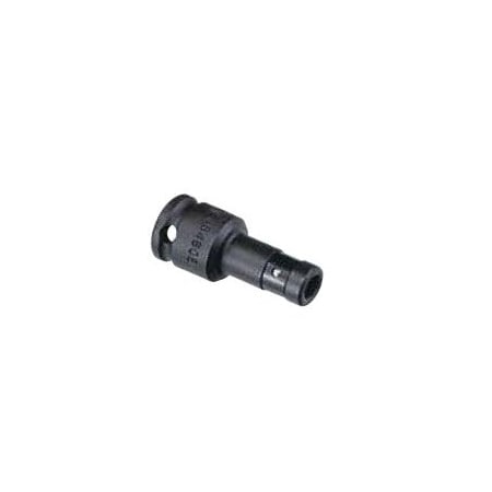 Genius Tools 1/2in Dr. 1/4inHex Impact Bit Holder, 41 mmL 464108