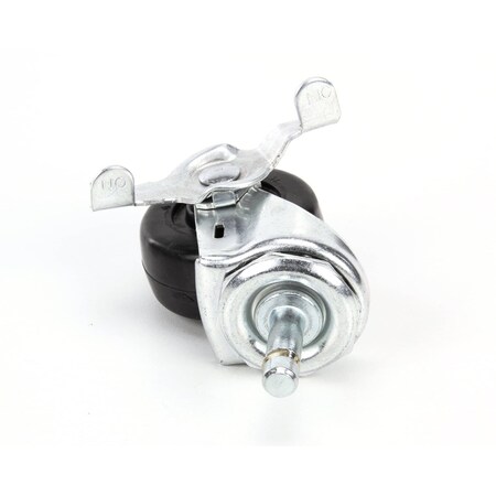 Oliver Caster, 2-1/2in, Swivel, With Brake, Stem 5902-2348