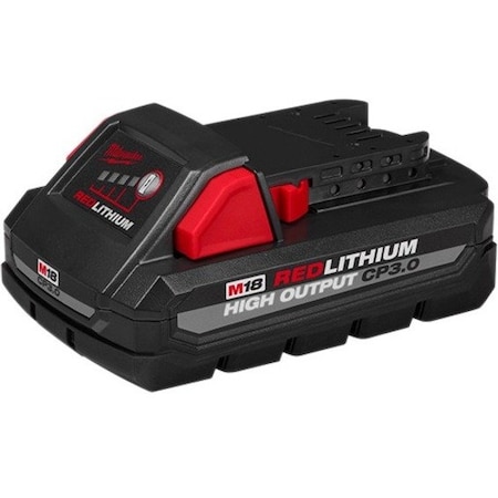Milwaukee Tool M18 REDLITHIUM CP3.0 Battery, 3.0Ah, Compact, 18V, Li-Ion Battery 48-11-1835