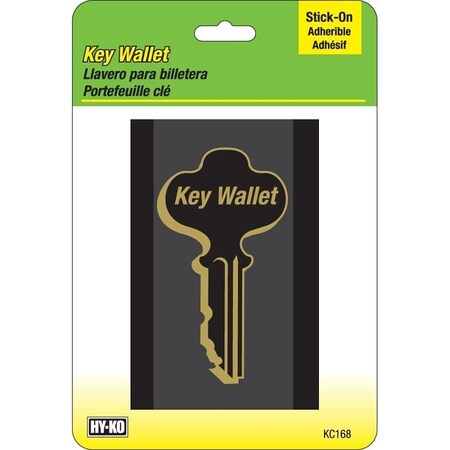 Hy-Ko Key Wallet, Plastic KC168
