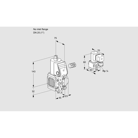 Honeywell Kromschroder VAS1-/25R/NW KS88002385