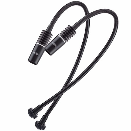 Amscope Pair of 6500K Gooseneck Lamps for LED-6W and LED-312W Illuminators FB-6WX2