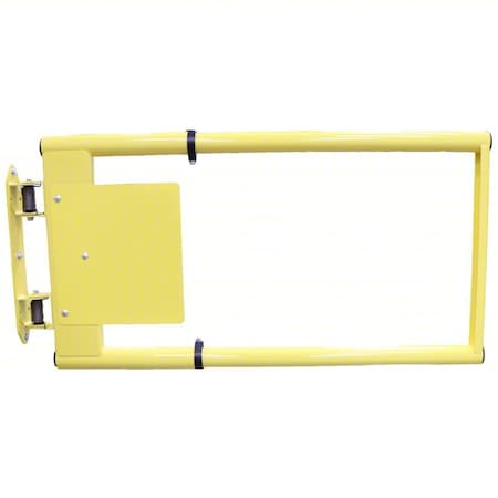 Ps Industries Pedestrian Safety Gate, Yellow, Steel, 24"H EPAG-2148-PCY