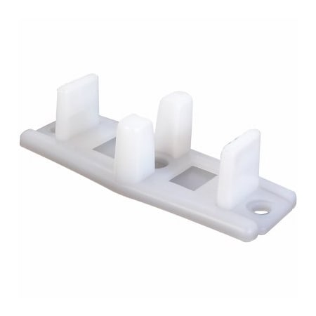 Slide-Co Prime-Line Door Guide, Nylon, White, Floor Mounting N 6562