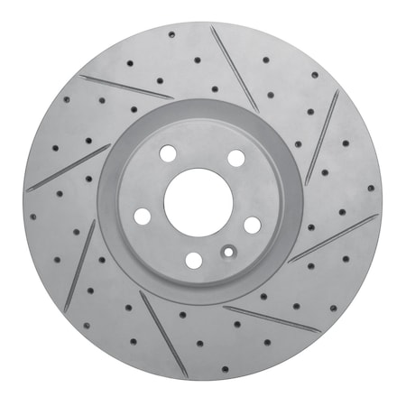 Dynamic Friction Co DFC Geoperformance Rotor - Drilled and Slotted 830-27051R