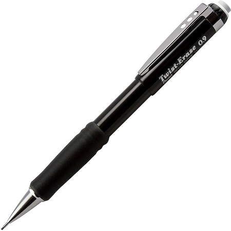 Pentel QE519A Twist-Erase III Mechanical Pencil 0.9 mm Black Barrel QE519A