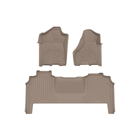 Weathertech Tan, Front and Rear FloorLiner HP 451545-1-5IM