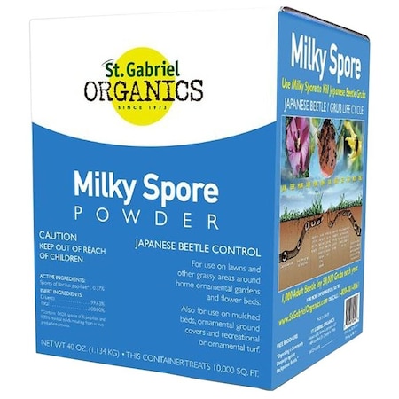 St Gabriel Organics Powder Milky Spore 40 Oz Ct 80040-6