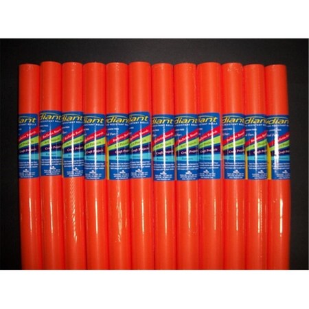 Riteco Raydiant Fade Resistant Art Rolls Orange 36 In. X 30 Ft. 12 Pack, 12PK 80026