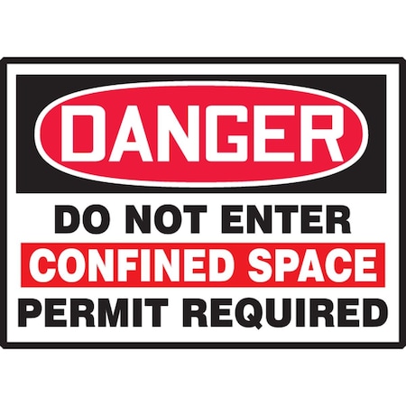 Accuform Danger Safety Label LCSP268VSP