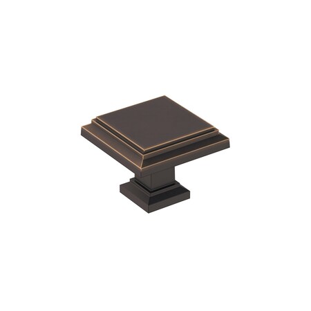 Amerock Appoint 1-1/4 in 32 mm Length Oil Rubbed Bronze Cabinet Knob BP36758ORB