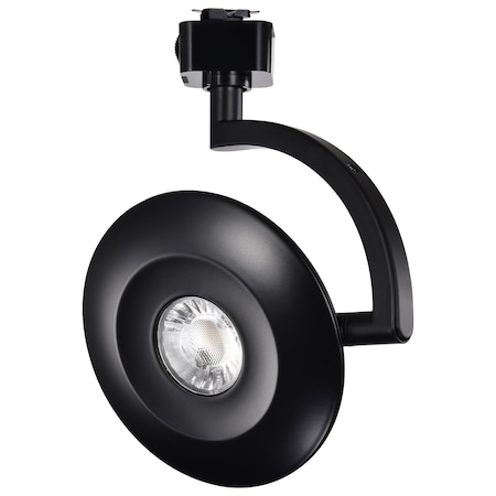 Satco Orb LED Track Head 12 Watt CCT Selectable 24 Degree Beam Angle J-Style Black 120 Volt JH5071