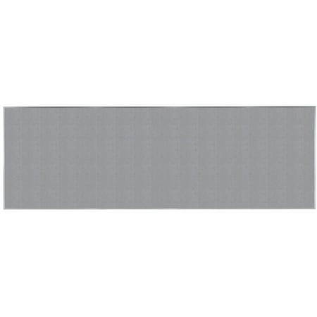 Aarco VIC Cork Bulletin Board w/ a Clear Satin Anodized Aluminum Frame, Potato Skin 48''Hx144''W DW48144182