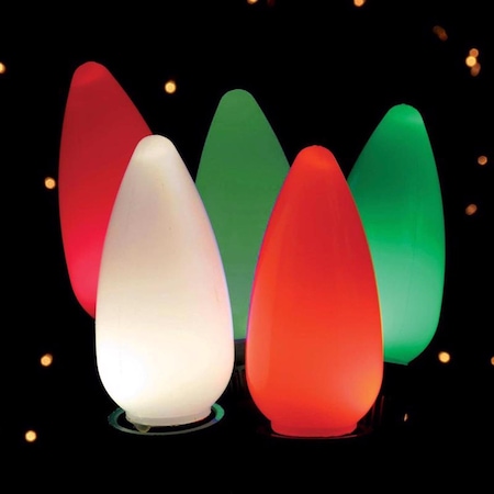 Celebrations LED C9/5MM Multicolored 4 ct Replacement Christmas Light Bulbs 04-09005A