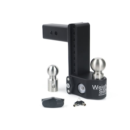 Weigh Safe HITCH ACCESSORIES Fits 212 Inch Receiver 18500 Gross Trailer Weight Adjustable Stowable Design SWS8-2.5