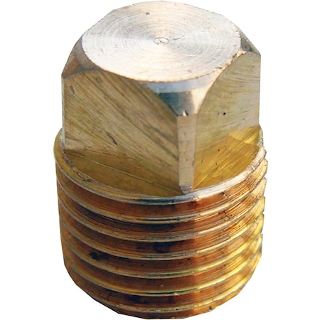 Westlake Pipe & Fittings 1/4'' MPT Brass Square Head Plug 17-9175