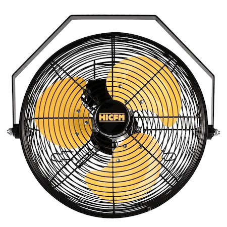 Edendirect Fan, Wall Mount, 12 in Blade Dia, 120V, 1,700/2,100/2,500 cfm IR-FANW12A