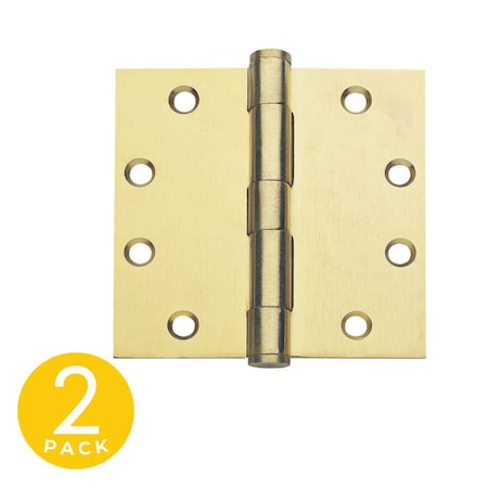 Global Door Controls 4 in Leaf W x 4 in Leaf H, Satin CP4040-US4-M