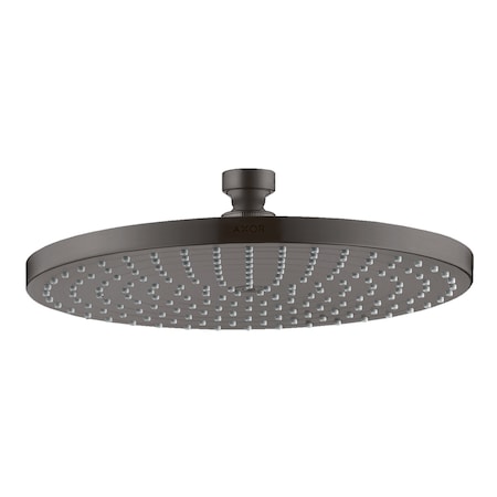 Axor Starck Showerhead 240 1-Jet, 2.5 GPM in Brushed Black Chrome 28494341