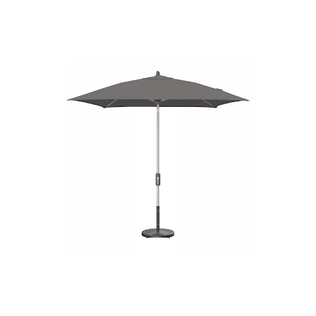 Treasure Garden 7.5 ft Square Patio Umbella, aluminum, fiberglass ribs, outdoor, Charcoal UM847SQ-SS 54048 Charcoal