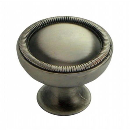Perfectpatio 1.25 in. Satin Antique Nickel Vanilla Guerlain Border Knob PE688615