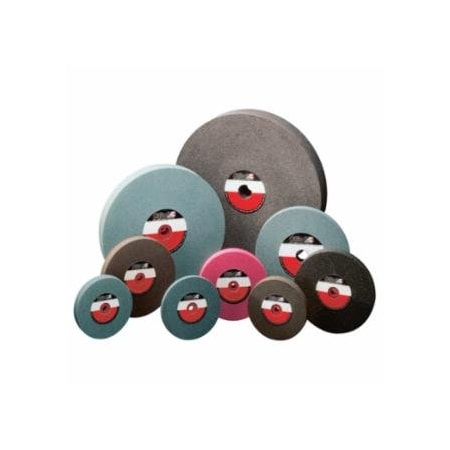 Cgw Abrasives Bench Wheels, Brown Alum Oxide, Single Pack, Type 1, 8 X 1, 1 in Arbor, 60, M 421-38024