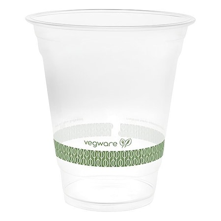 Novolex Cold Cup, 12 oz, Clear; Green, PK1000 R360Y-G