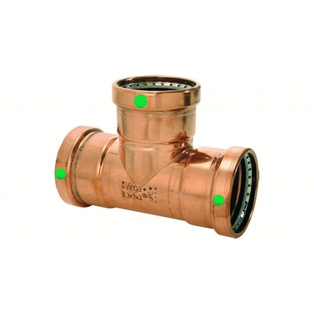 Viega Tee, Copper, Press-fit21/2", 21/2", 3/4" 22309
