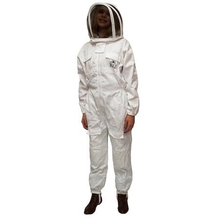 Harvest Lane Honey Beekeeping Suit, L, Zipper, Polycotton CLOTHSL-101