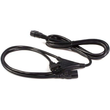 Startech.Com 10ft Power Extension Cord C14 to 2x C13 PXT100Y