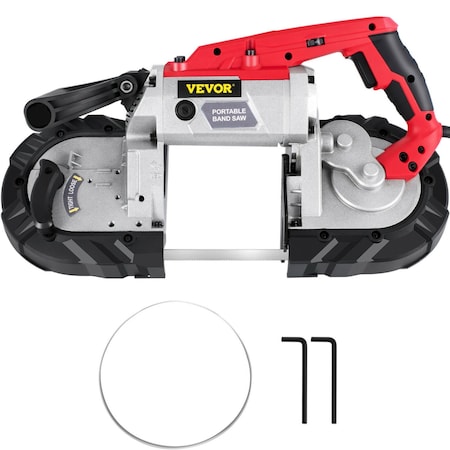 Vevor Band Saw Portable Variable-Speed 5" Deep Cut 110V 10-Amp Motor Handheld 5inMGCC1000-3